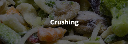 Crushing processing applications
